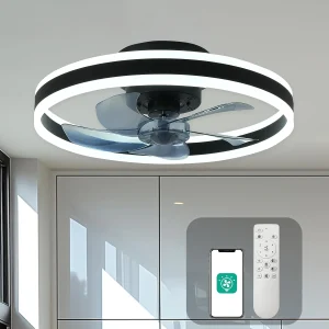 LED Dimmable Low Profile Ceiling Fans