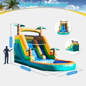 Giant Commercial PVC Inflatable Water Slide Bounce House