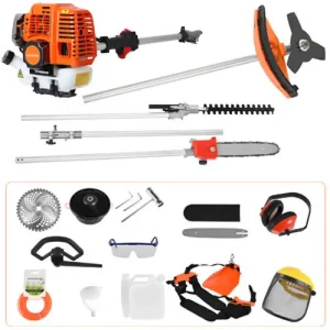 5 in 1 -52CC Gas Weed Trimmer Cordless