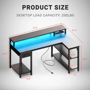 L Shaped Gaming Desk