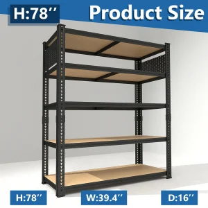 Adjustable Metal Shelving Unit