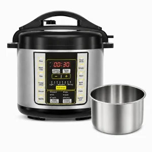 Electric Pressure Cooker 6 Qt 9-in-1